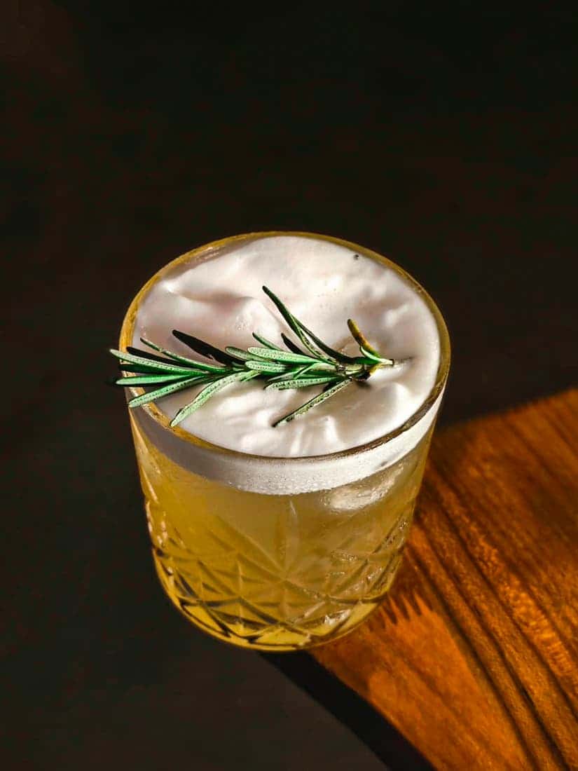 cocktail au romarin