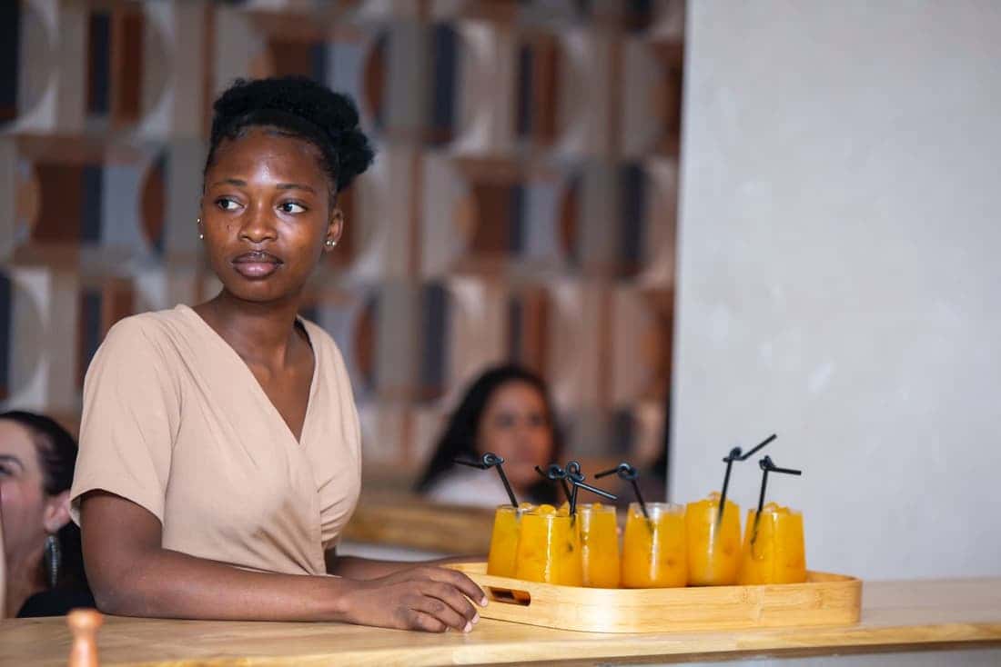 plateau de cocktails à la passion