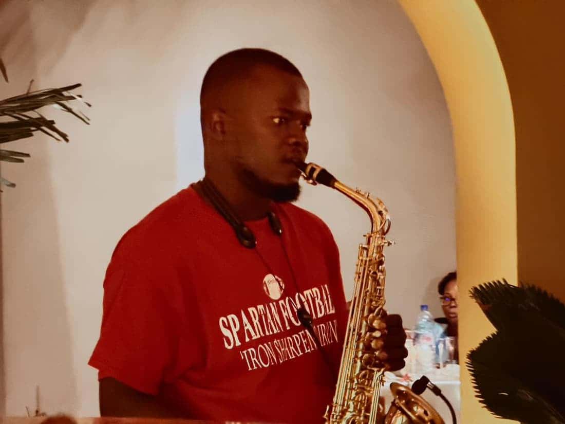 saxophoniste en live